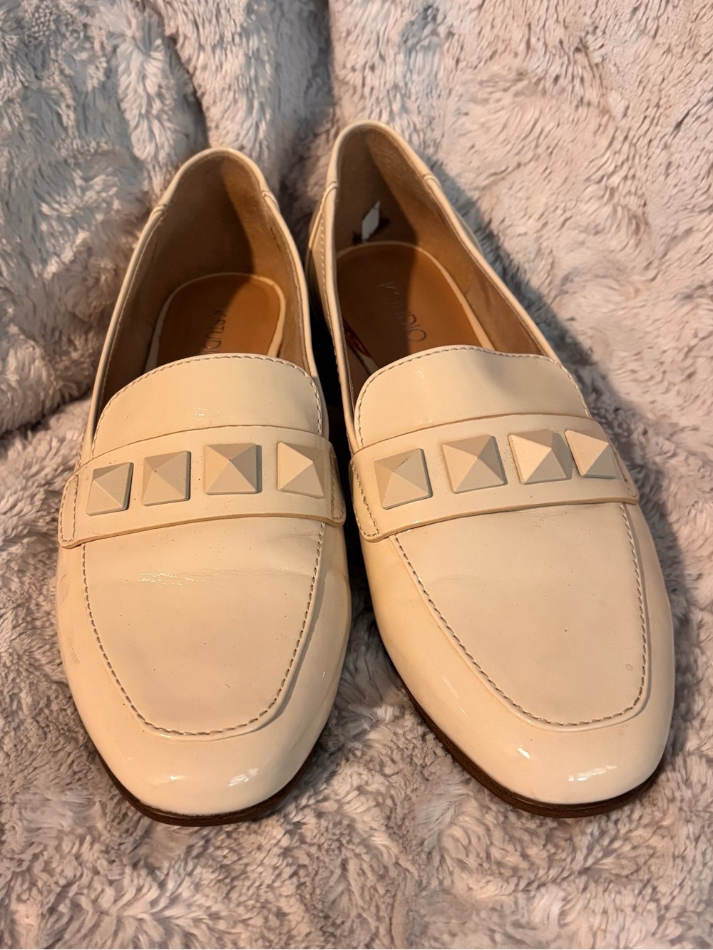 K Studio Cream Loafers - Size 8